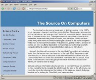 Computer Information Help Center screenshot